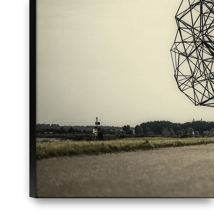 Exposure - Lelystad - Statue of Antony Gormley by Keesnan Dogger